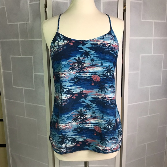 J. Crew Factory Tops - 💥 J. Crew Hawaiian tropical racerback tank 8